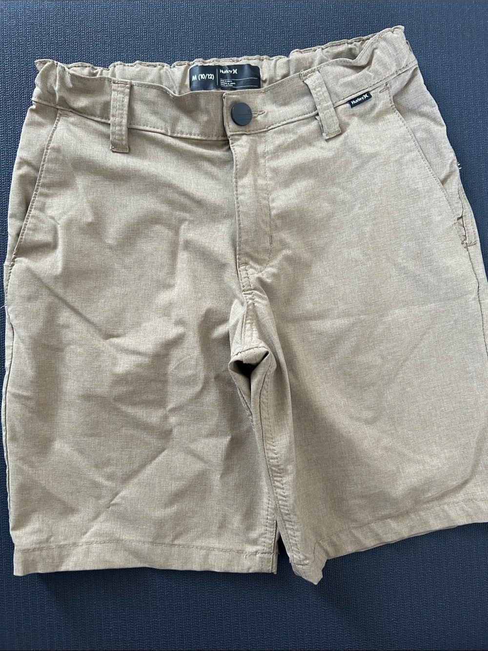 Hurley 10/12 Boy’s Khaki Flat Front Shorts